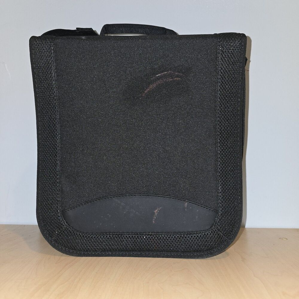 CD or DVD Carry Case 400 Capacity 13 x 12 x 6.5 Black Never Been Used